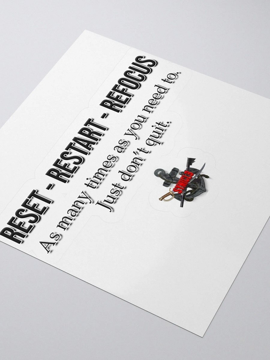 Positivity - Reset Sticker product image (6)
