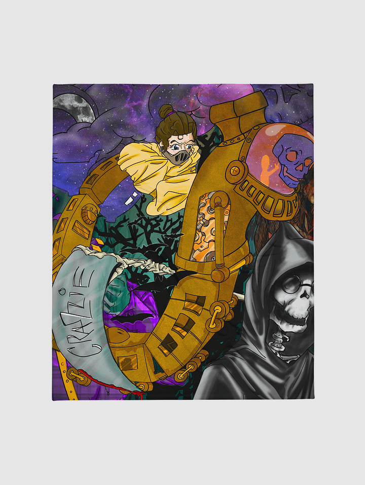 Crazzie Train Throw Blanket product image (1)