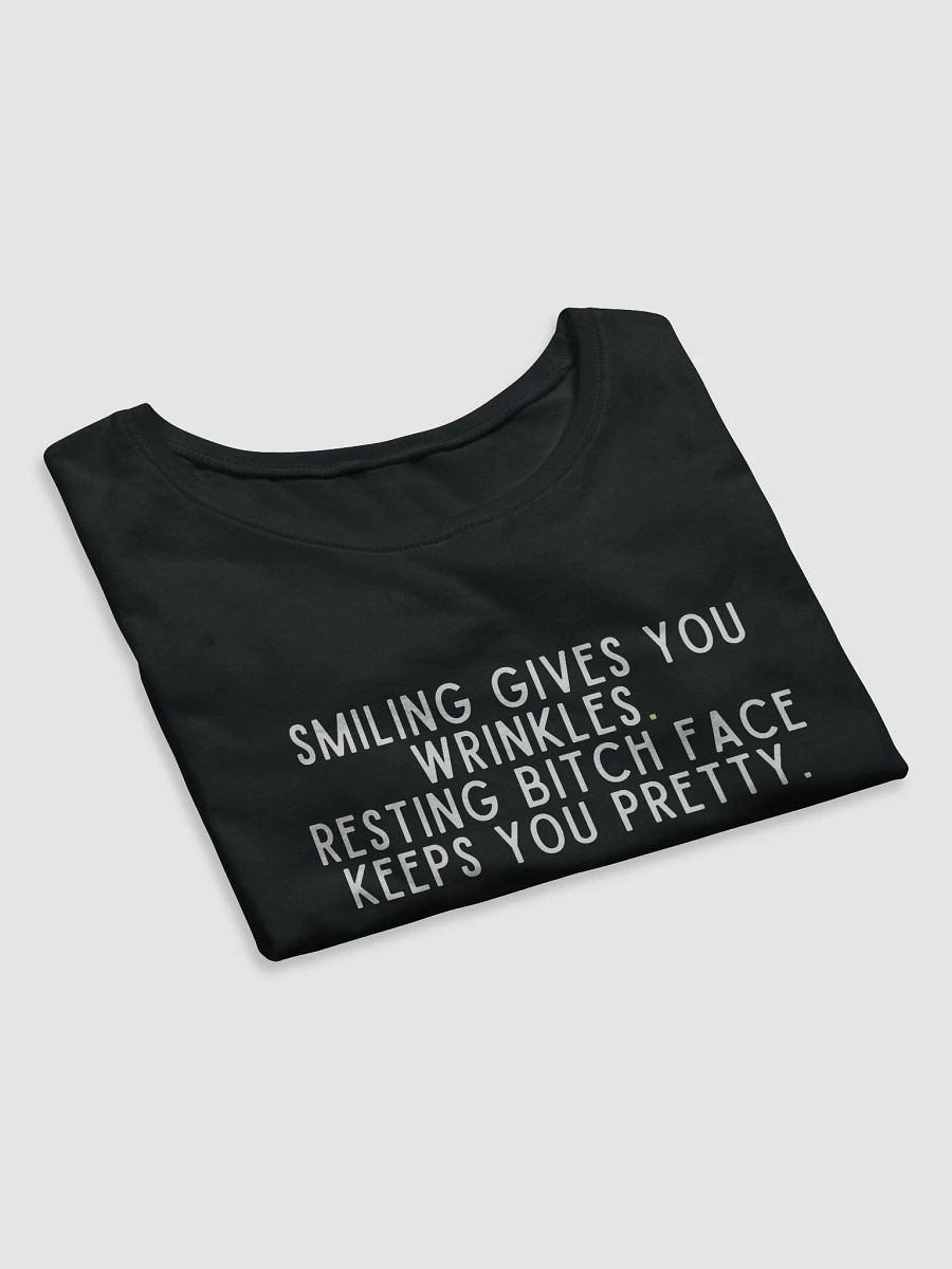 Smiling Give You Wrinkles Crop Tee product image (3)