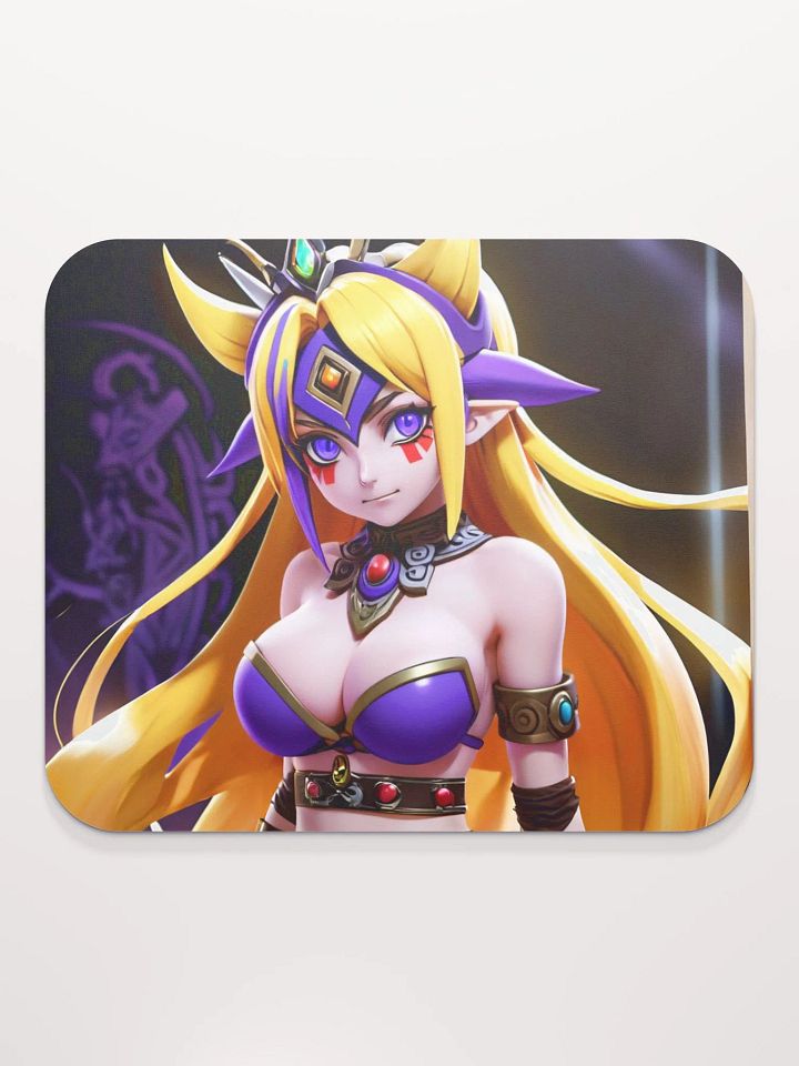 Mystical Blonde Horned Mouse Pad product image (2)