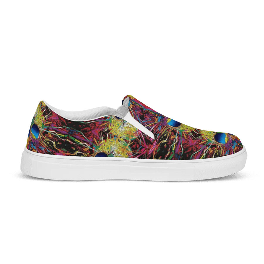 Skeleton Men's Canvas Slip On Shoes product image (6)