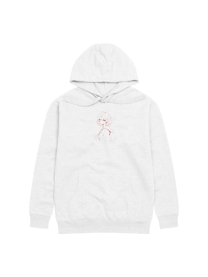 Minimalisitc Anime Center Embroidered Hoodie product image (1)