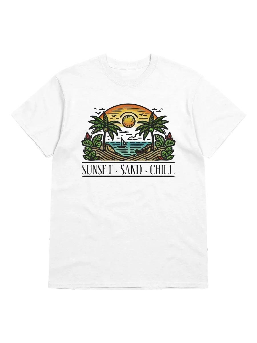 Sunset. Sand. Chill (Alternative) Gildan T-Shirt product image (1)