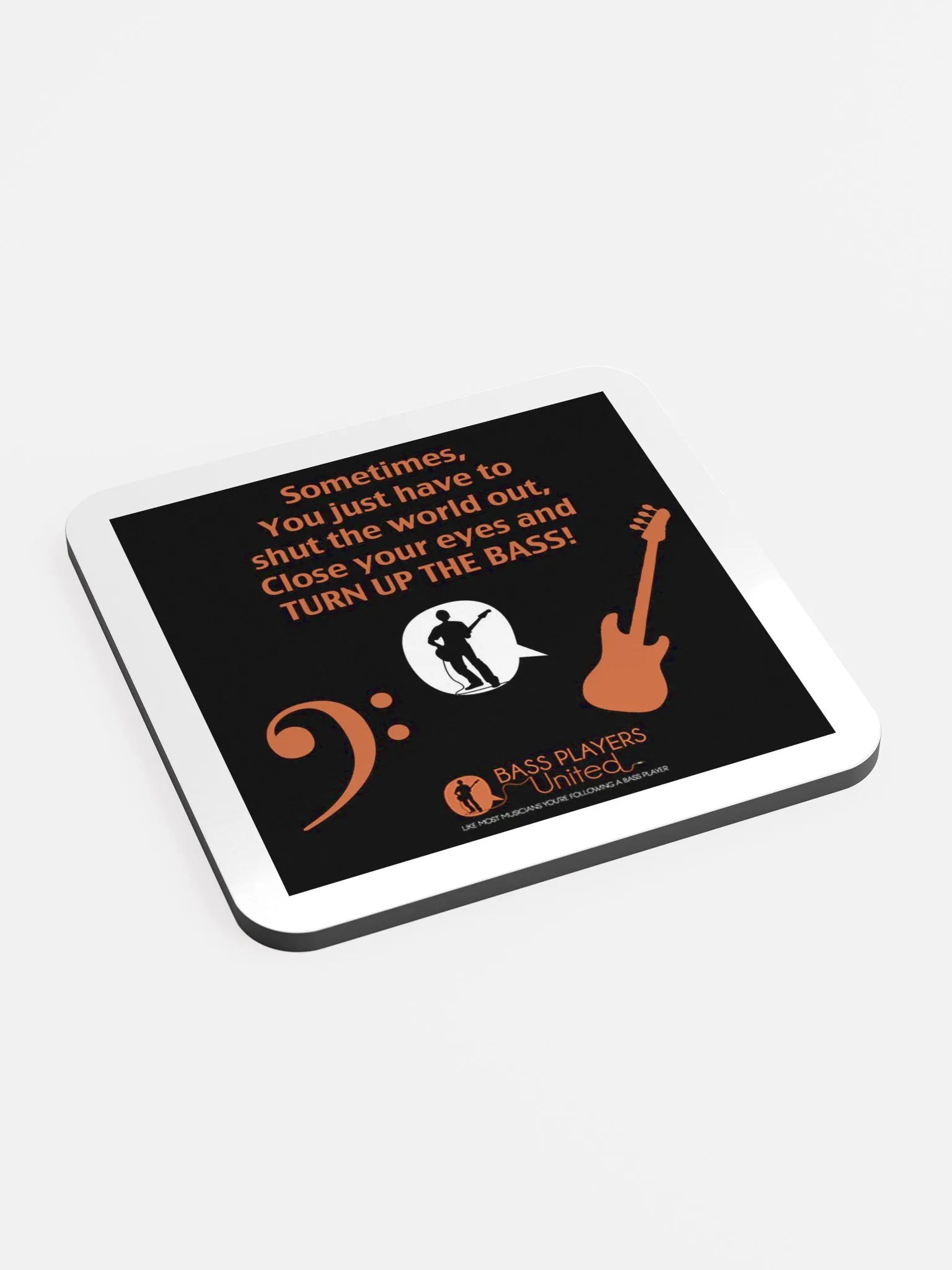 Sometimes - Glossed Cork Coaster product image (2)