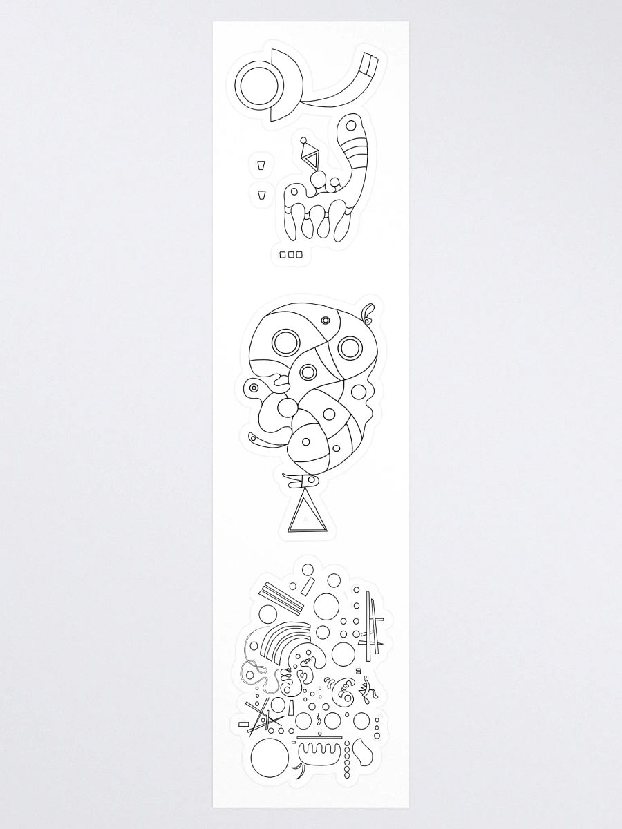Color-Your-Own Kandinsky's Stickers! product image (3)