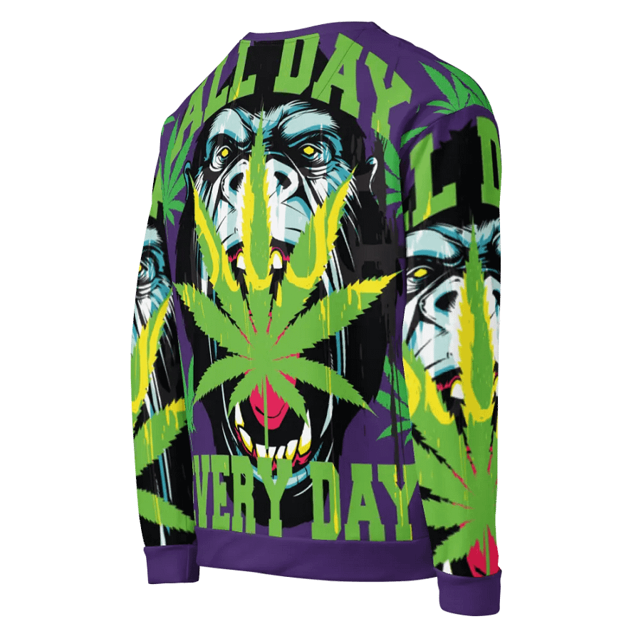 Gorilla Warfare - PURPLE | All-Day Unisex Sweatshirt product image (5)