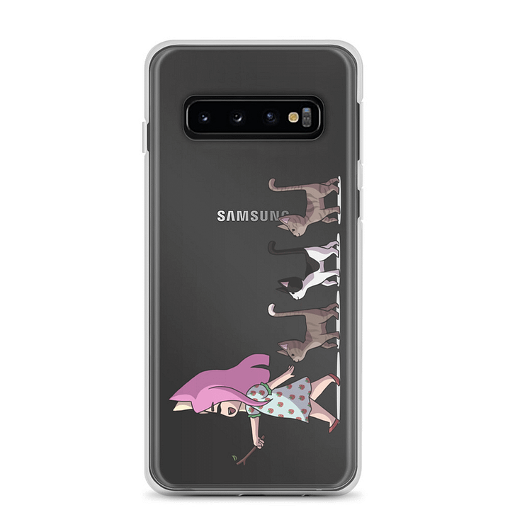 Cat and her cats Samsung case product image (1)