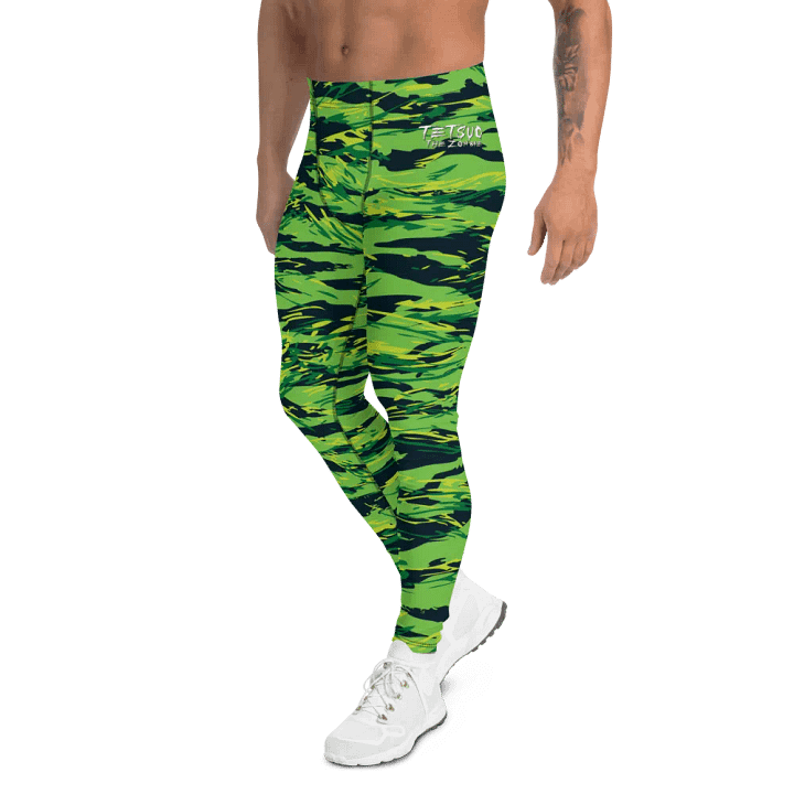Green Camo Men's Leggings product image (1)