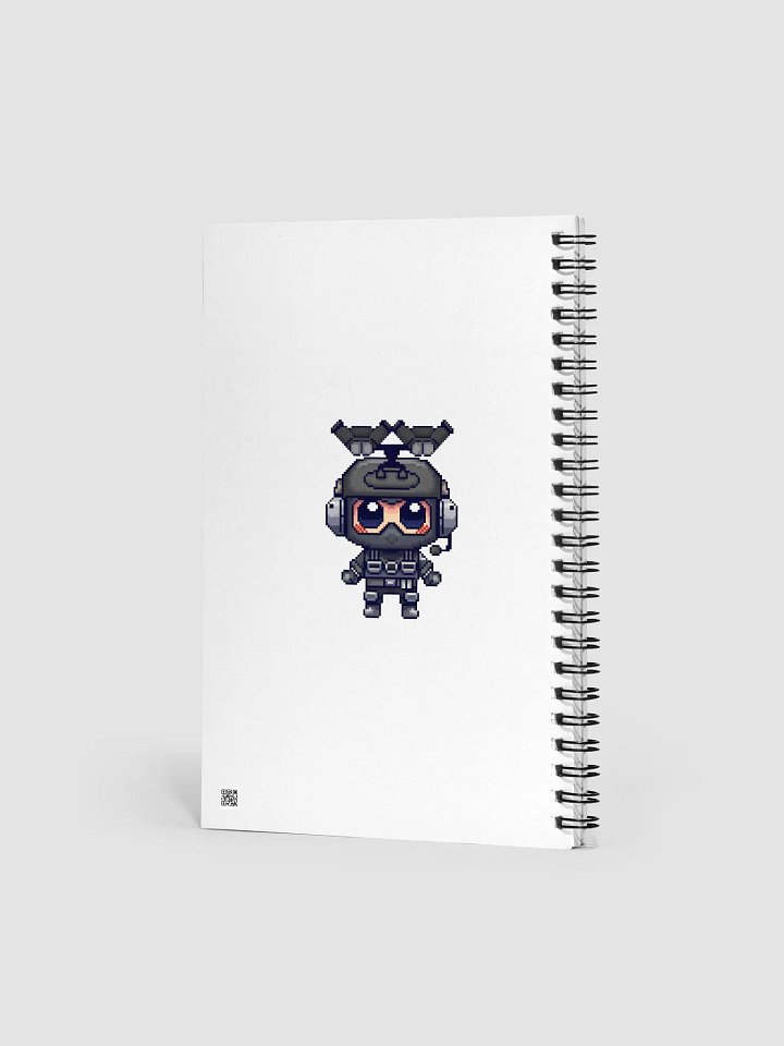 White Tactical Notebook By TikTok Creator SpSoldierPixel product image (2)