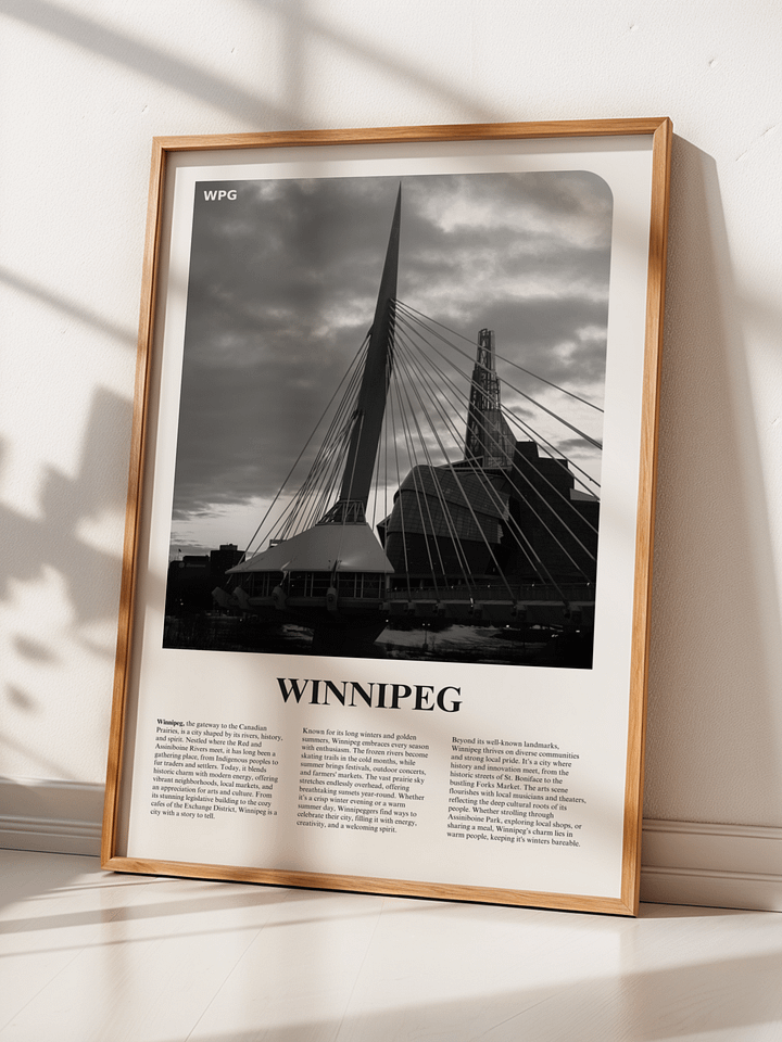 Winnipeg 01 Newspaper Poster product image (2)