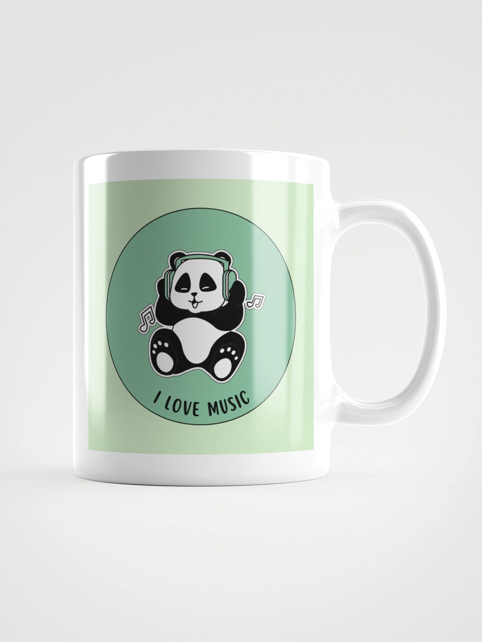 I Love Music Panda mug product image (2)