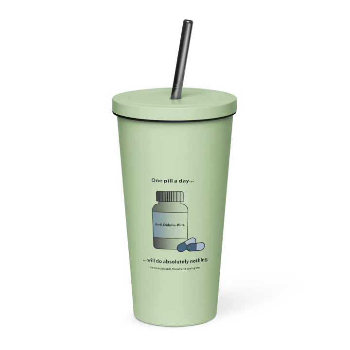 Anti-Delulu Pills | Bang Chan Biased Tumbler product image (2)