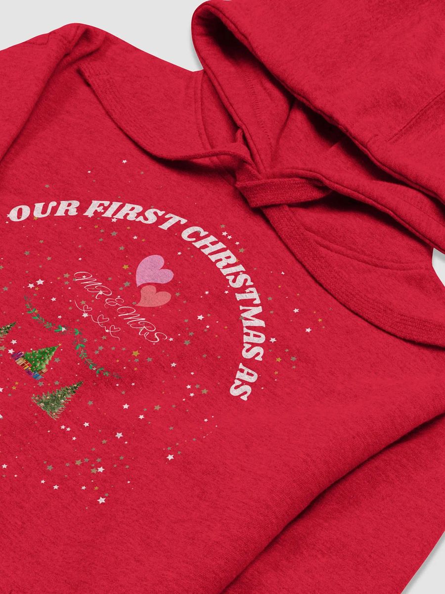 Christmas Celebration As Couple "Our First Christmas As Mr & Mrs" Eco Love Hoodie product image (3)