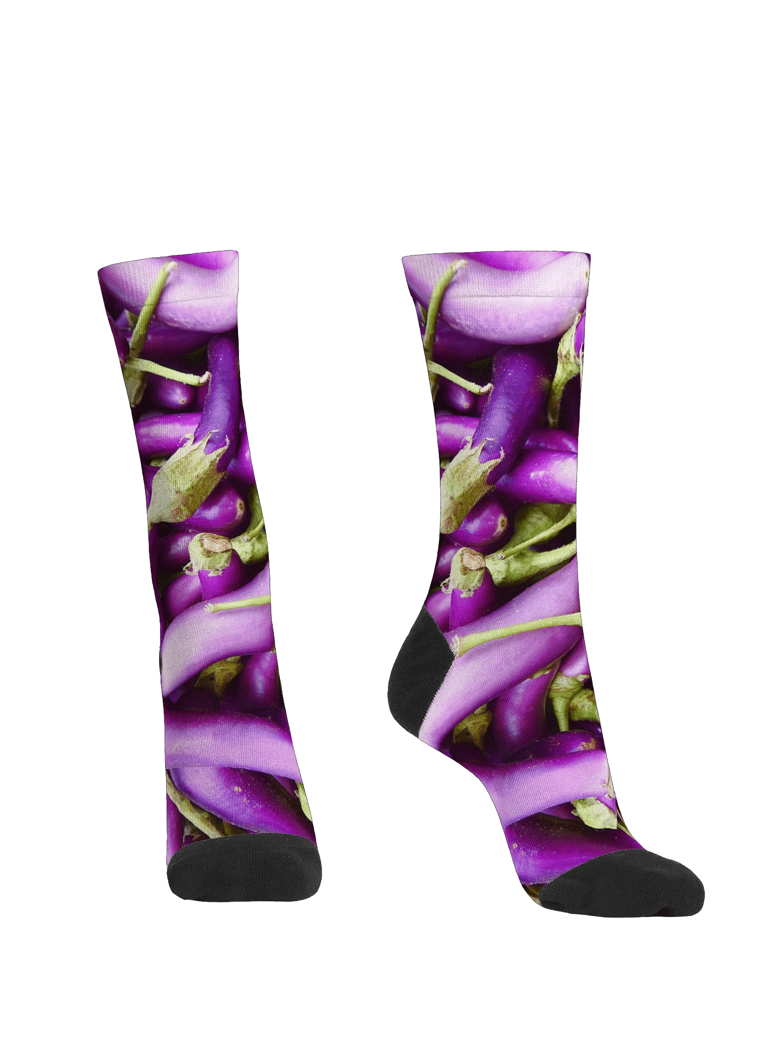 OhitsLaz Eggplant socks product image (2)