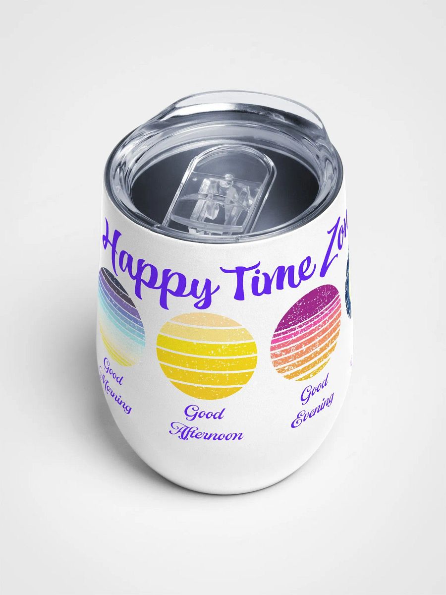 Happy Time Zone Wine Tumbler product image (4)
