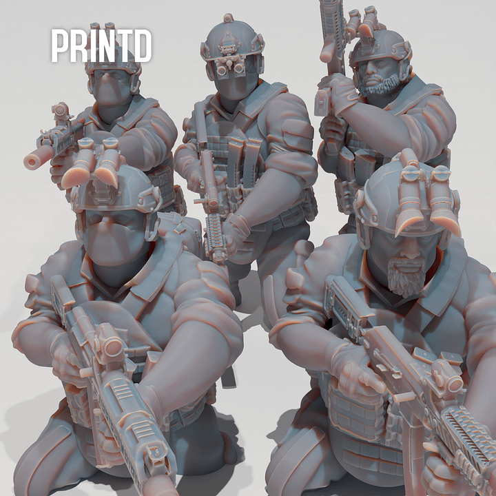 Russian Spetznaz GRU - Modern Warfare Wargame Hobby Resin Scale Models product image (1)