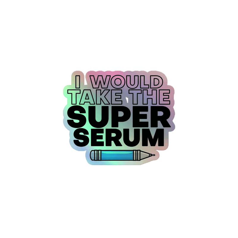 Super Serum Sticker