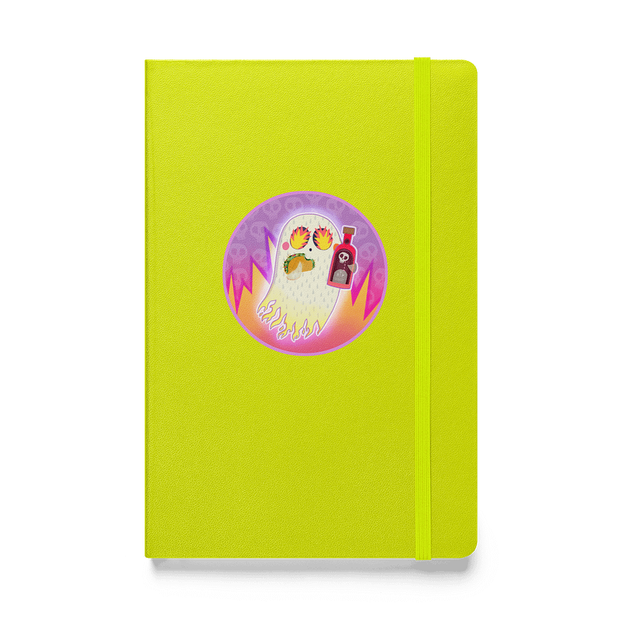 Pastel Little Ghost Hot Sauce - Hardcover Notebook product image (1)
