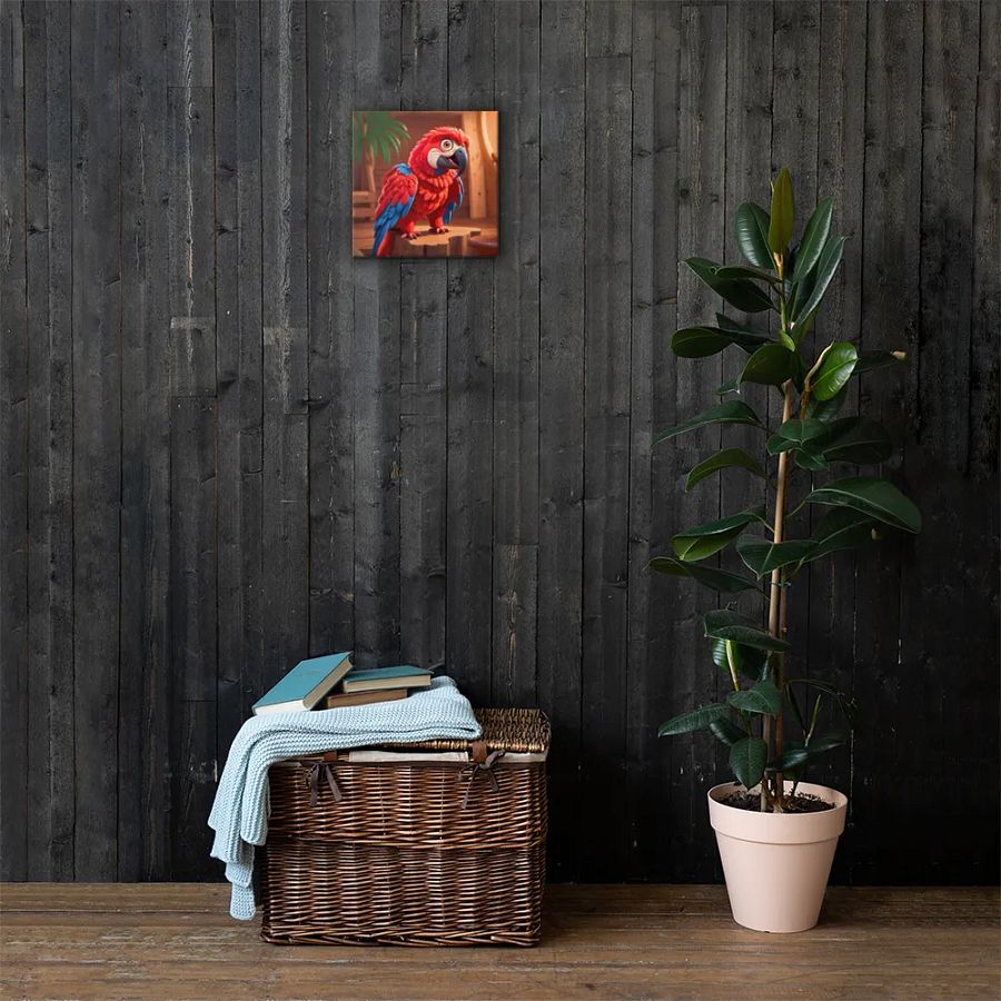 Endangered Species - Mexico - Scarlet Macaw Canvas Art product image (4)