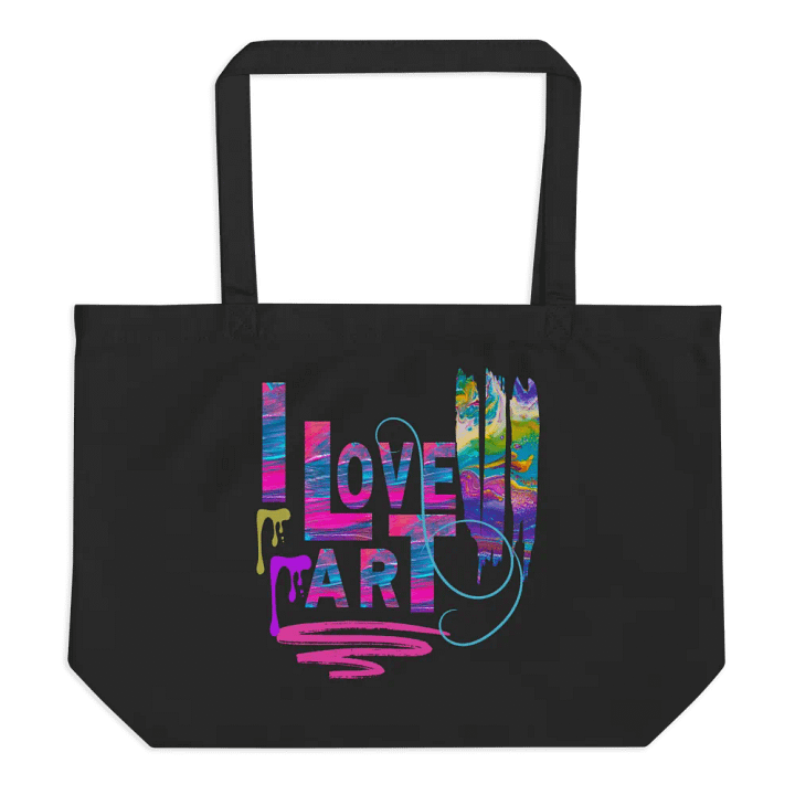 I love art tote bag product image (1)