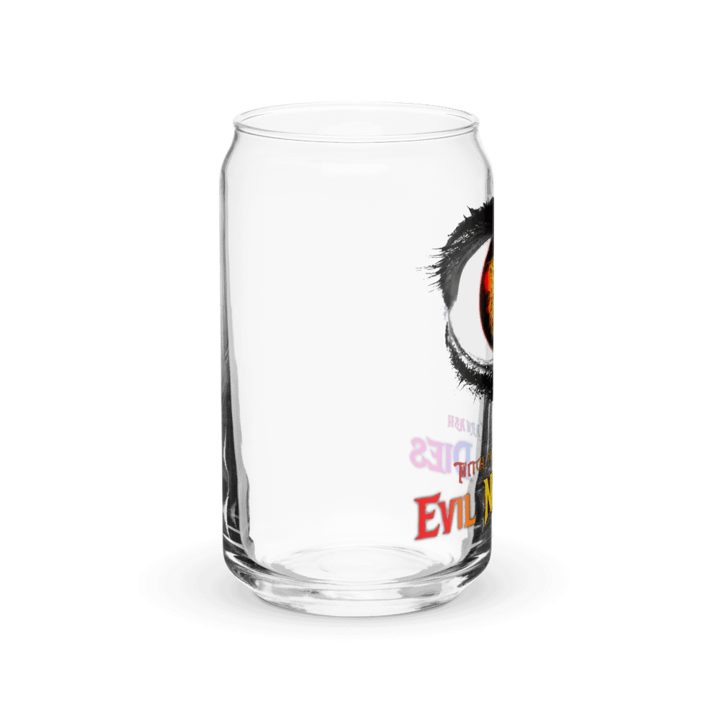 Rainbow Evil Never Dies Logo Glass Cup product image (40)