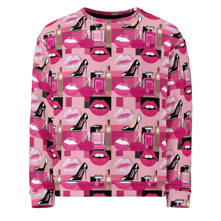 Chic Fashionista All-Over Print Sweatshirt product image (1)