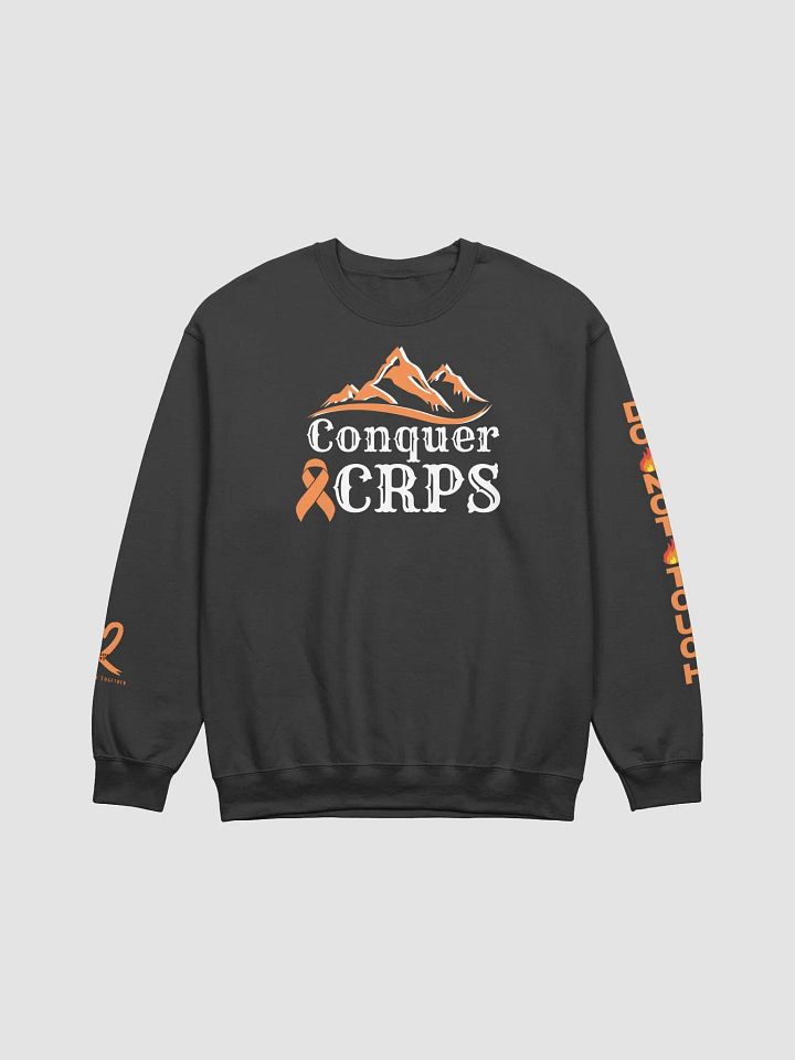 OFFICIAL Conquer CRPS Do Not Touch LEFT Arm Crewneck Sweatshirt (Unisex) product image (1)