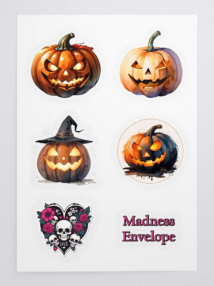 Jack-o-Lantern Halloween Pumpkins - Collector's Sticker Pack product image (1)