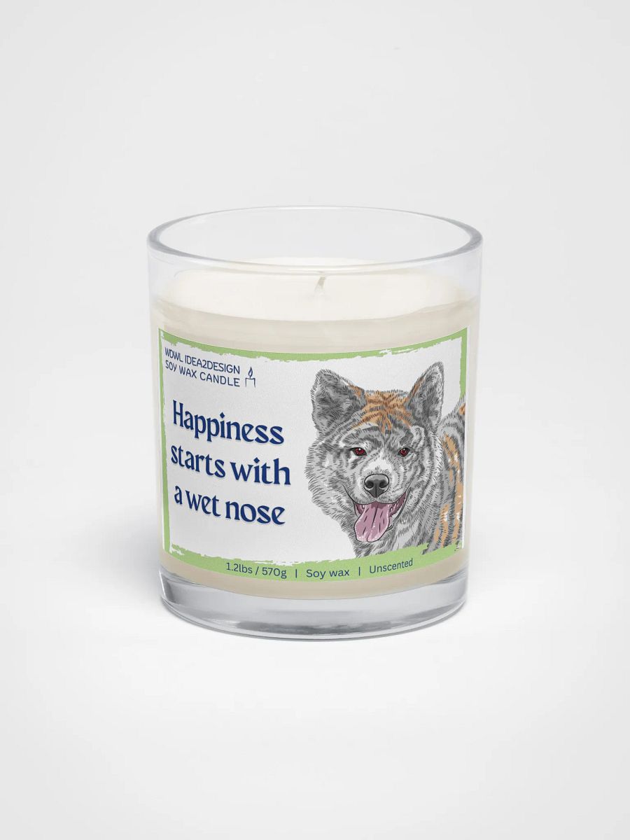 Akita Inu Dog Lover Best Gift, Large Capacity, Great Value & Eco-Friendly Candle – 1.2 lbs of Pure Serenity product image (1)