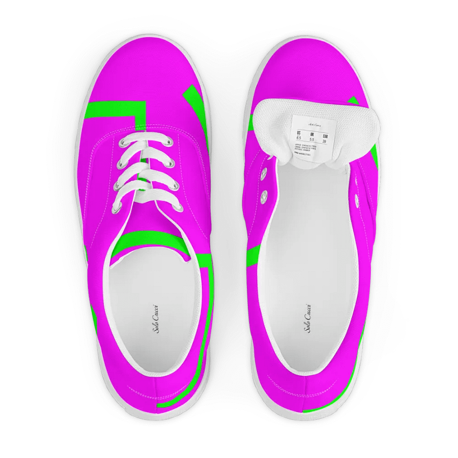 Powerful Pink Lace-Up Shoes product image (7)