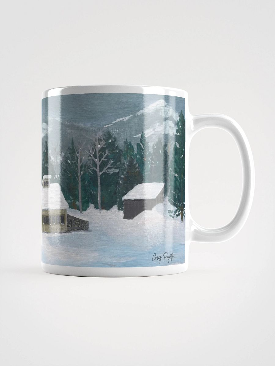 A Cozy Winter Mug – Painting by Greg Payette (with poem excerpt) product image (2)
