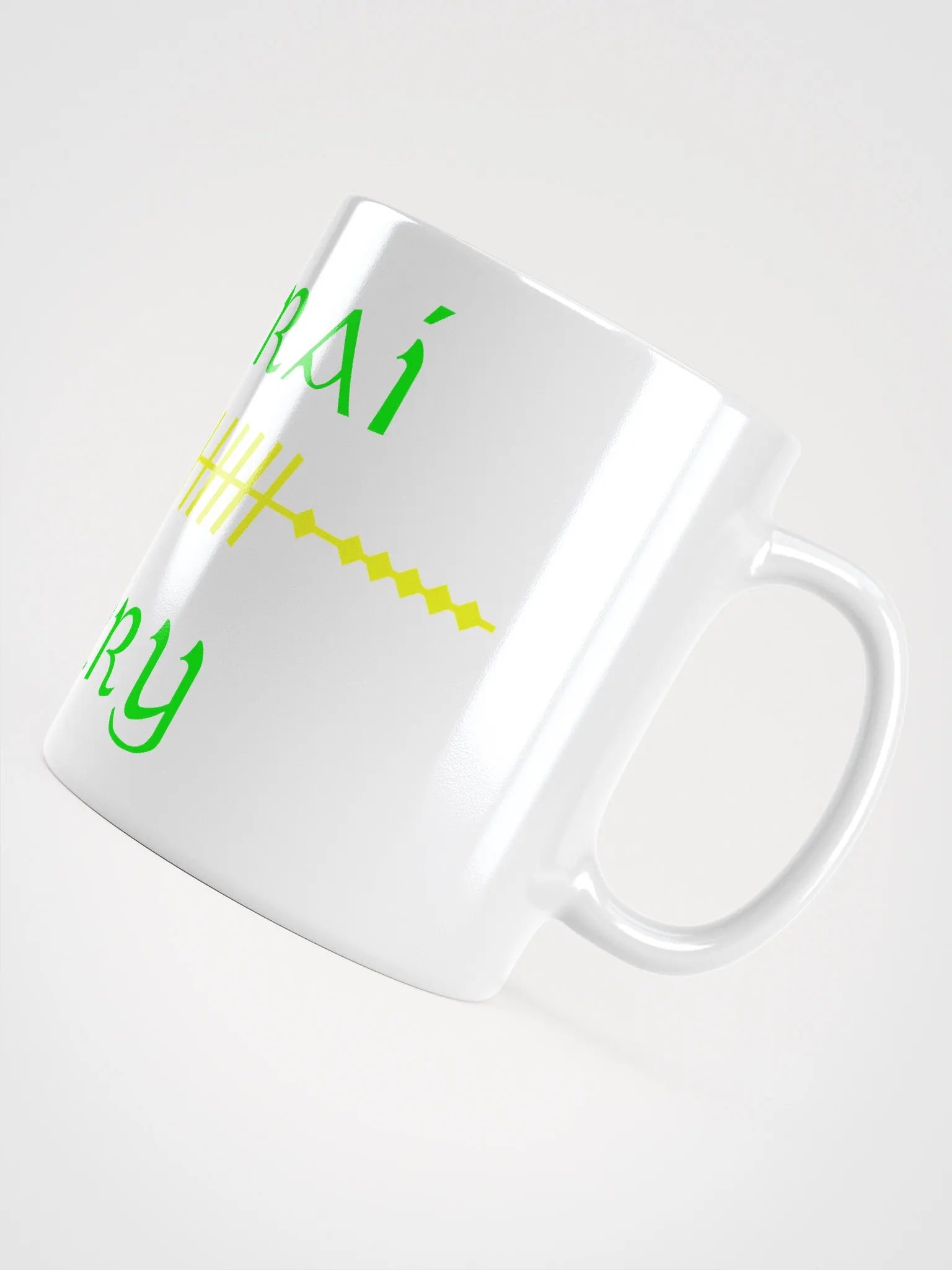 Kerry/Ciarraí. Scholastic style Ogham white Mug product image (5)