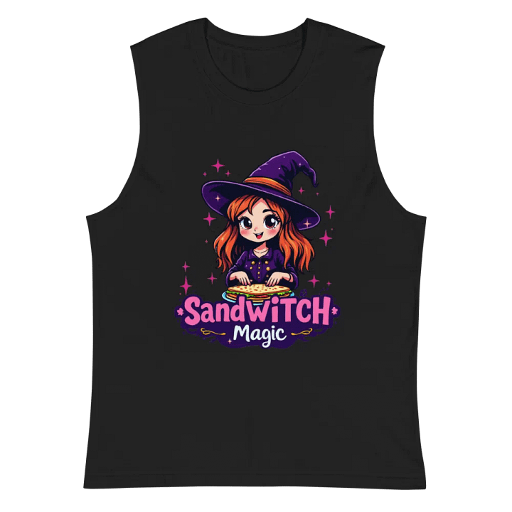 Sandwitch Magic Cartoon Muscle Tank product image (3)