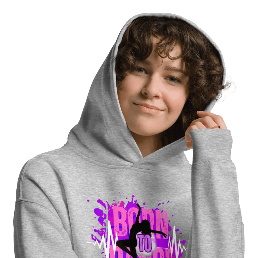 Born to Dance Her Silhouette Unisex Oversized Hoodie product image (39)