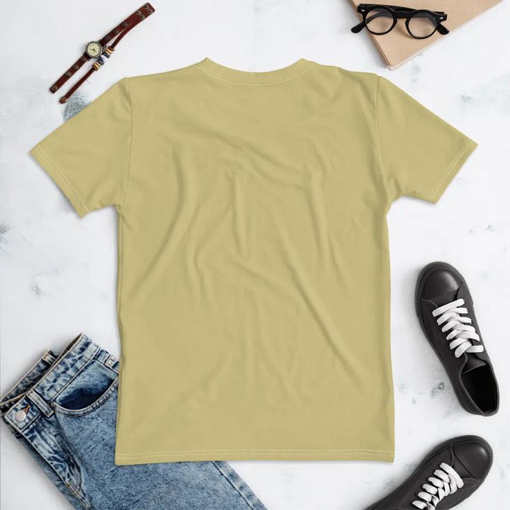 Plain Medium Yellow Soft Summer Women's Crewneck Polyester Heavyweight Premium T-Shirt by Treasure Pie product image (2)