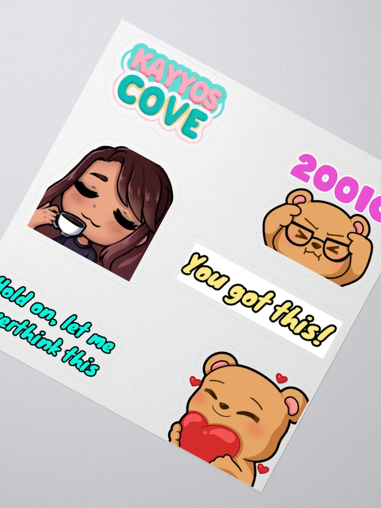 Whimsical Emotion Expressions Sticker Set product image (2)