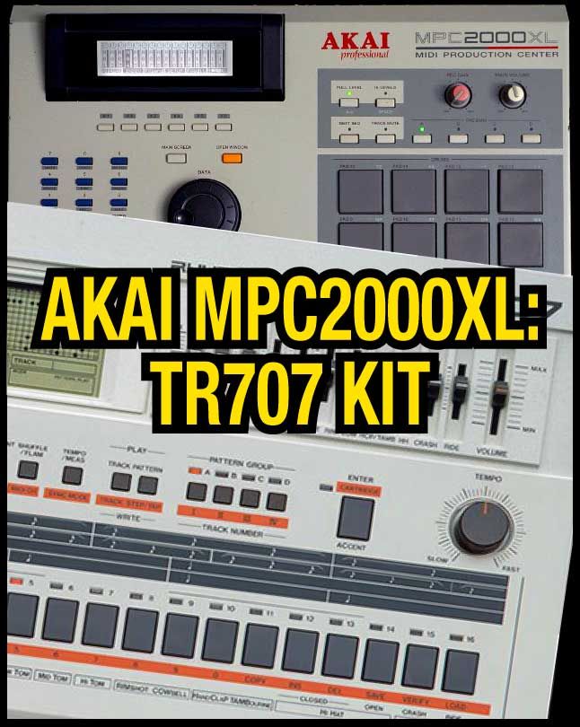 Akai MPC2000XL: TR707 Kit product image (1)