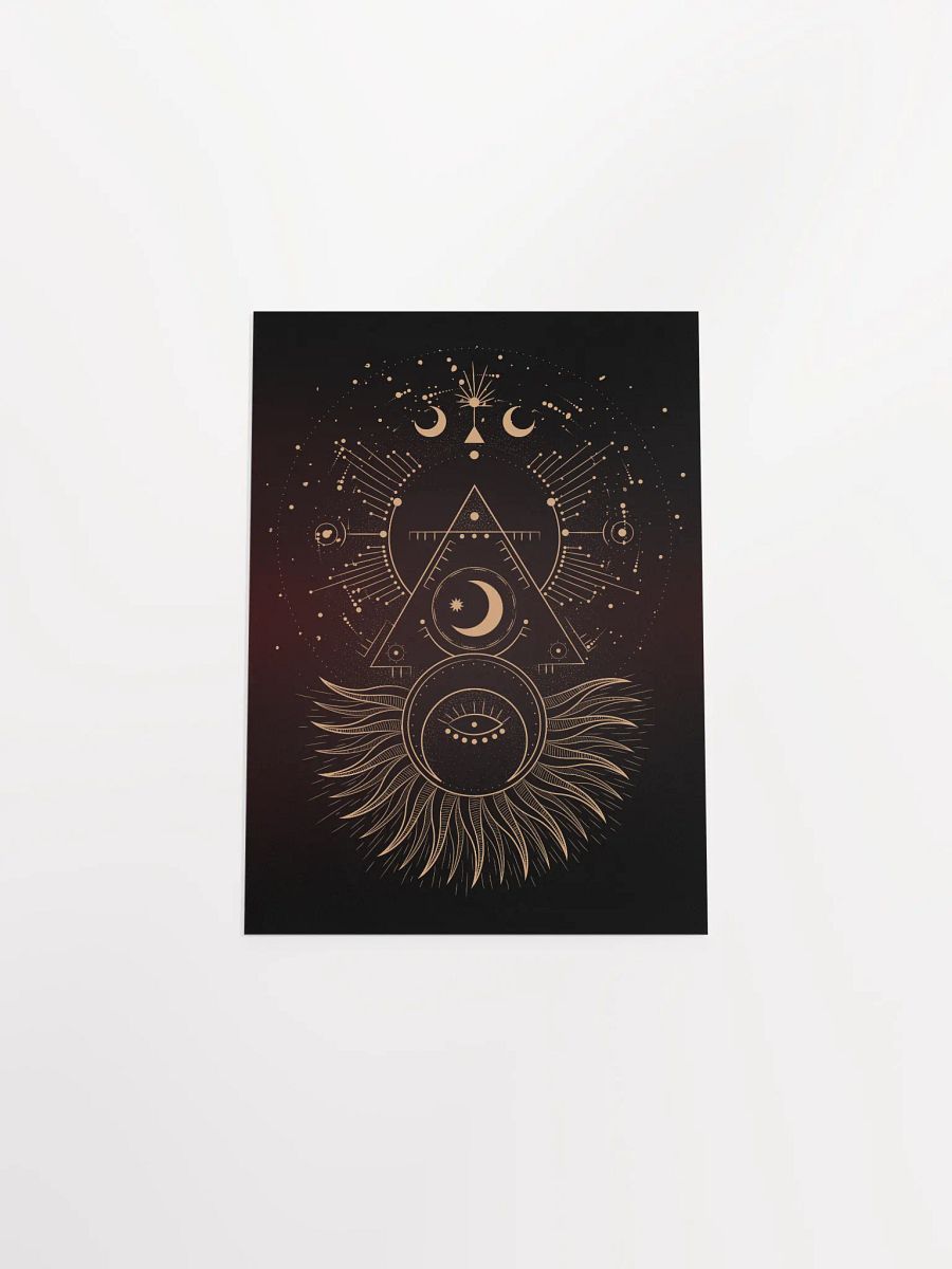 Celestial Geometry Poster product image (19)