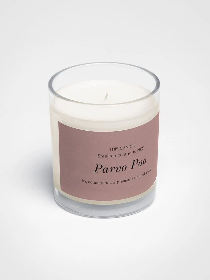 Veterinary humor candle "Parvo Poo" product image (2)