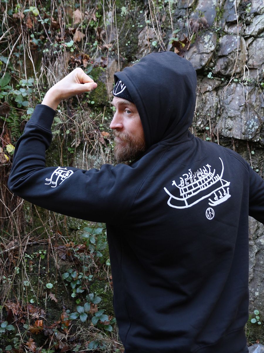 Nordic Bronze Age Petroglyph Hoodie product image (3)