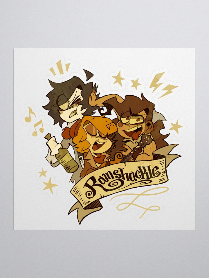 Ramshackle Trio Sticker product image (1)
