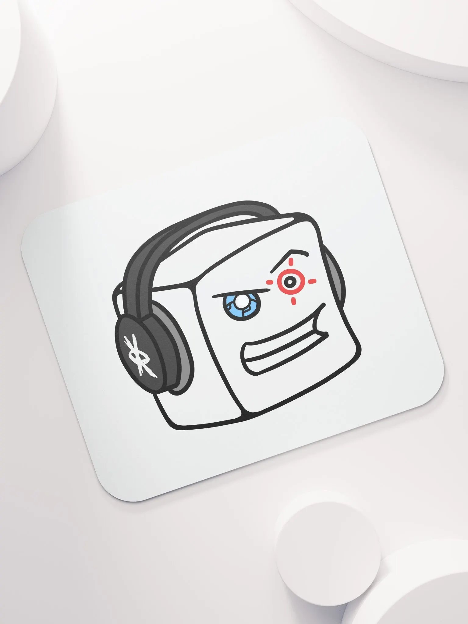 White Aim Mousepad product image (7)