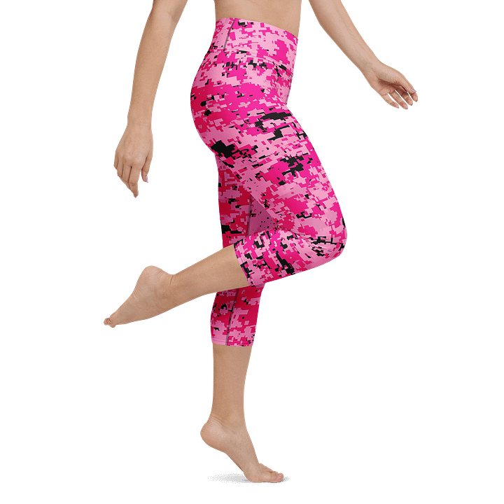 Pink Mosaic 90s Yoga Capri Leggings product image (1)