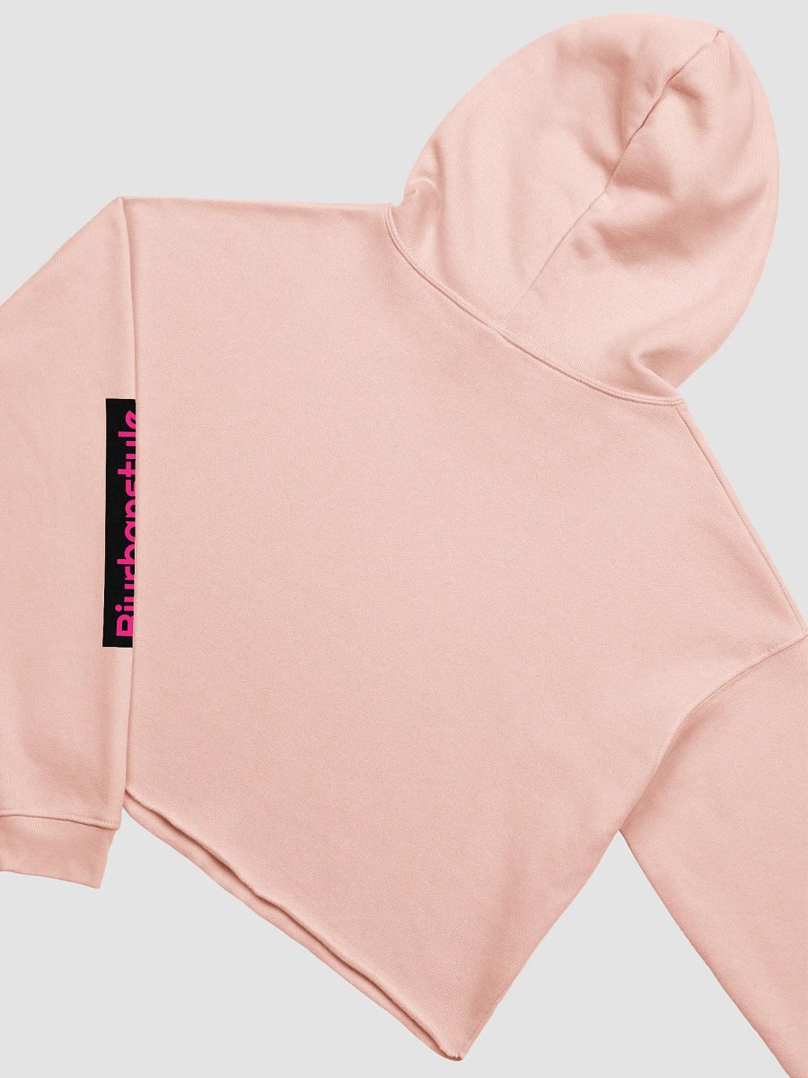 Bi Pink Cursive Crop Hoodie product image (4)