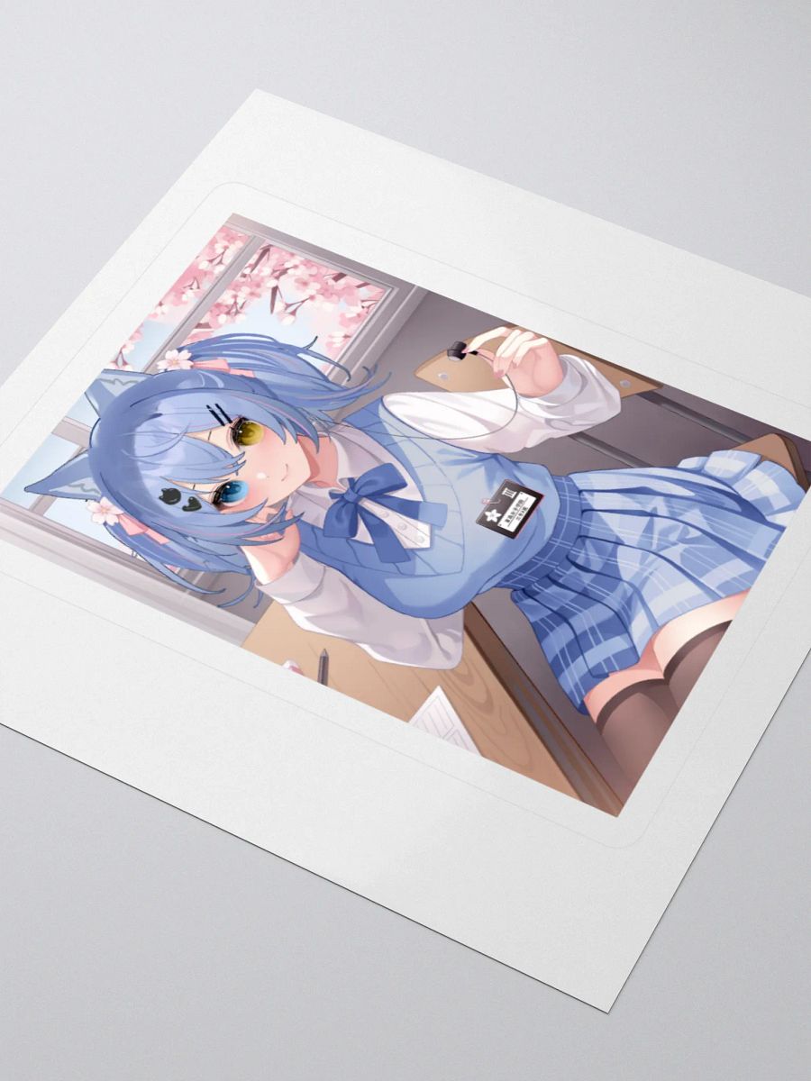 Blue School Girl Sticker product image (7)