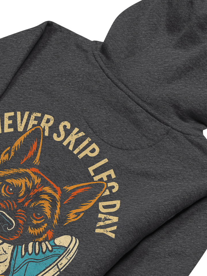 Never Skip Leg Day - Premium Adult Unisex Hoodie **New Larger Image product image (1)
