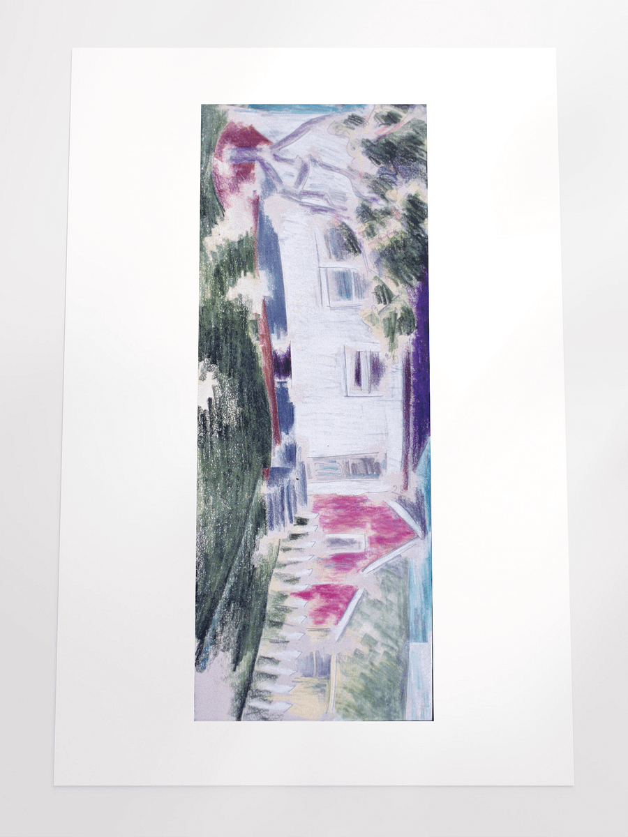 Three houses 1985 print product image (5)