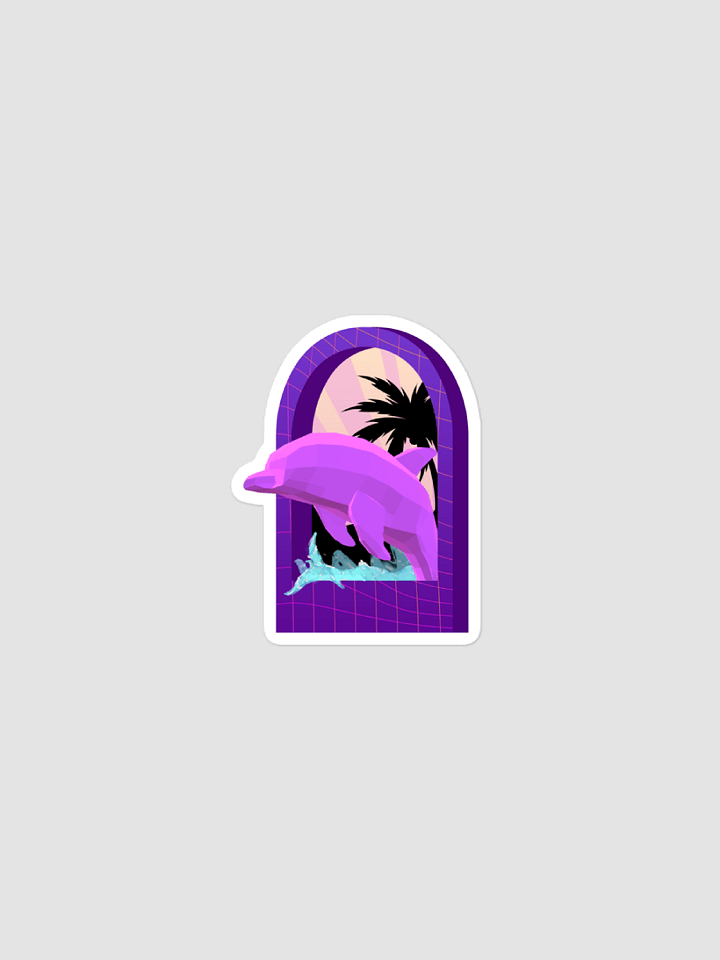 Tombstone Dolphin Sticker product image (1)