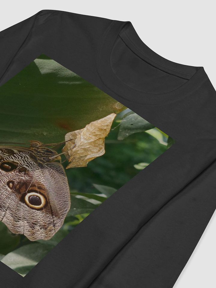 Tropical Owl Butterfly Unisex Long Sleeve T-Shirt product image (1)