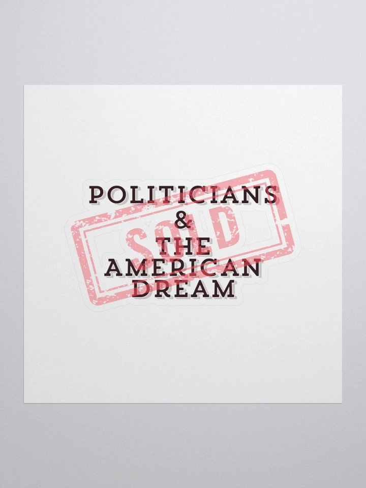 The American Lie - sticker product image (1)